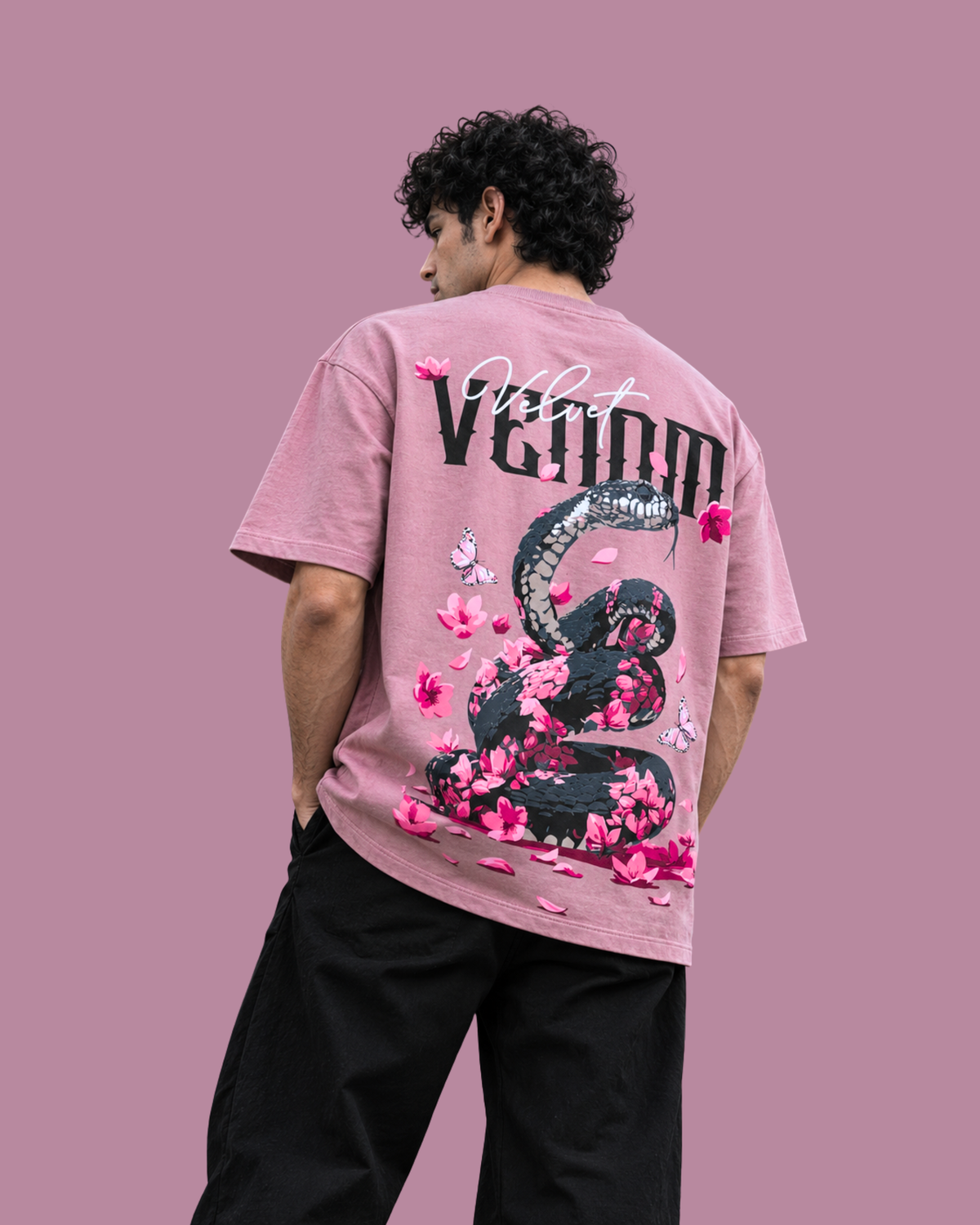 Toxic Bloom Oversized Elevated Tee